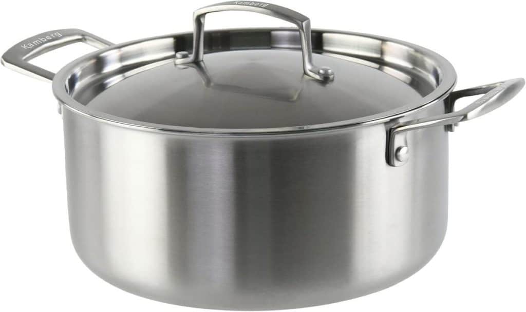 Test du faitout Kamberg Ø28 cm en inox 18/10