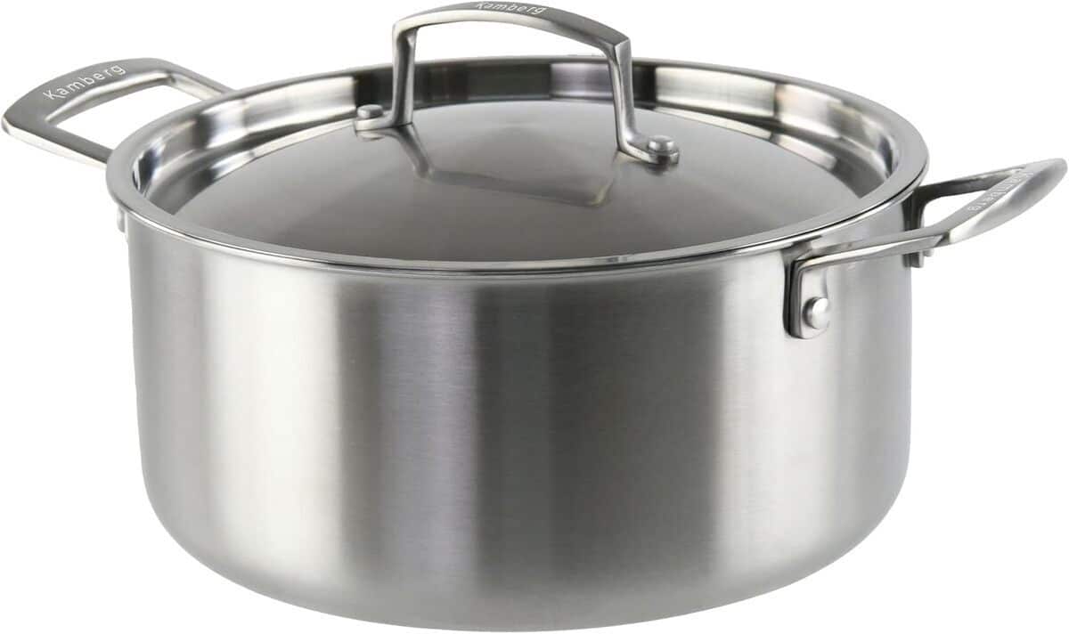 Test du faitout Kamberg Ø28 cm en inox 18/10