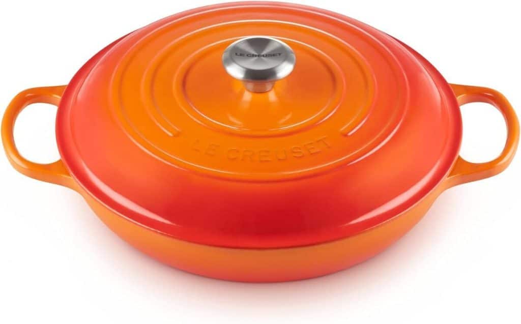 Test du faitout Le Creuset signature en fonte émaillée 30cm