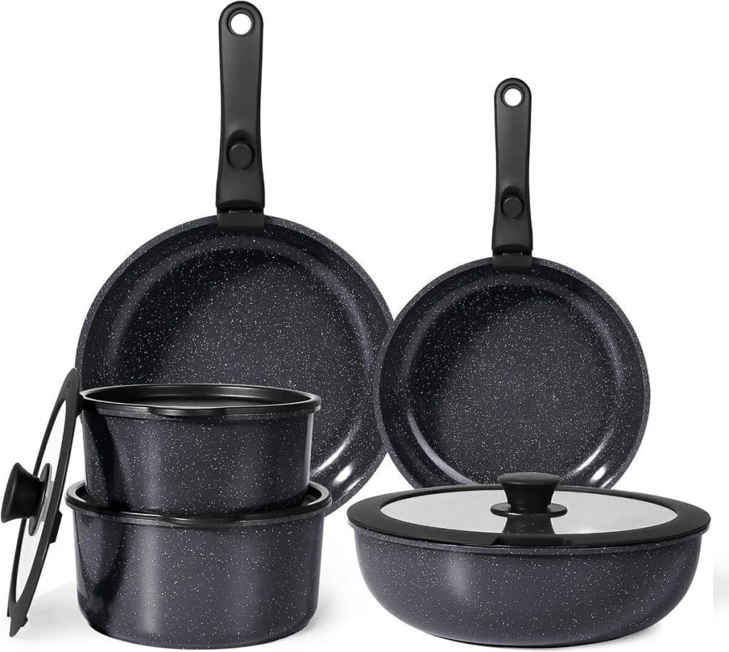 Test du set GiPP : poêles et casseroles antiadhésives 11 pièces