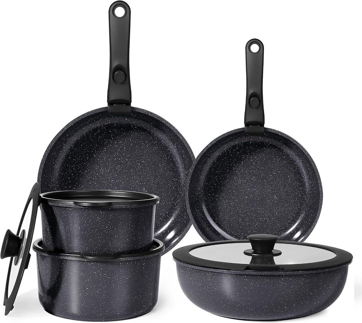 Test du set GiPP : poêles et casseroles antiadhésives 11 pièces