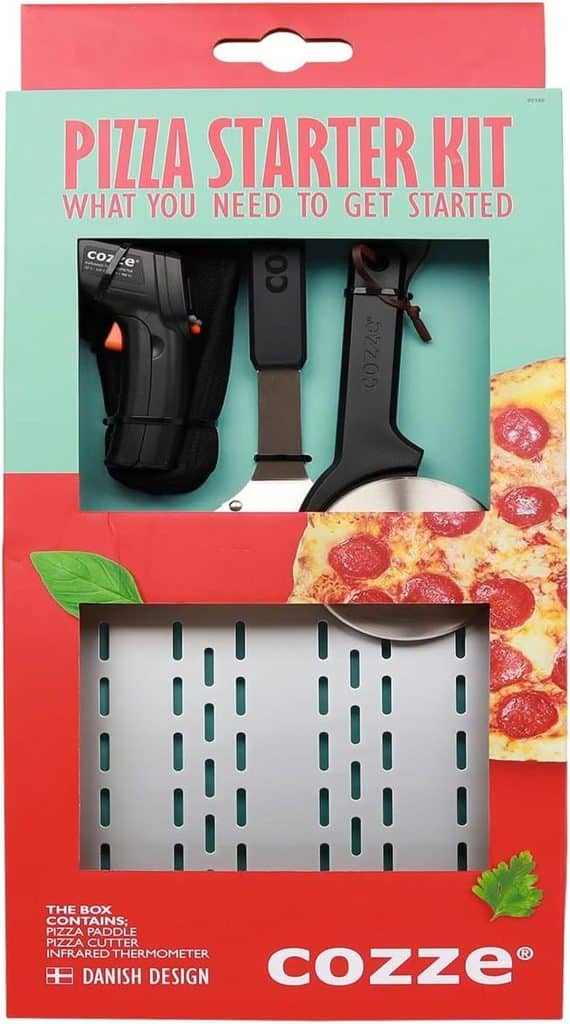 Test : set cadeau Cozze avec pelle, thermomètre et coupe-pizza